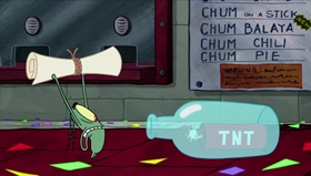 Screenshots from the 2018 United Plankton Pictures cartoon Plankton Paranoia