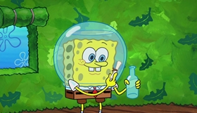 Screenshots from the 2018 United Plankton Pictures cartoon Surf n