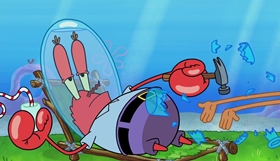 Screenshots from the 2018 United Plankton Pictures cartoon Surf n