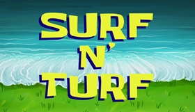 Screenshots from the 2018 United Plankton Pictures cartoon Surf n
