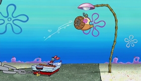 Screenshots from the 2018 United Plankton Pictures cartoon Surf n