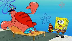 Screenshots from the 2018 United Plankton Pictures cartoon Appointment TV