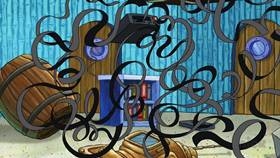 Screenshots from the 2018 United Plankton Pictures cartoon Appointment TV