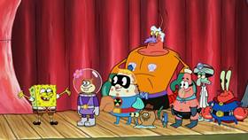 Screenshots from the 2018 United Plankton Pictures cartoon Appointment TV