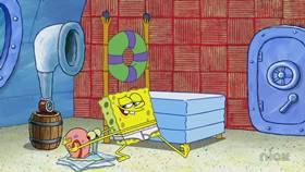 Screenshots from the 2018 United Plankton Pictures cartoon Appointment TV