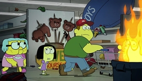 Screenshots from the 2018 Disney Television Animation cartoon Big Deal