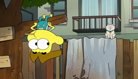 Screenshots from the 2018 Disney Television Animation cartoon Forbidden Feline