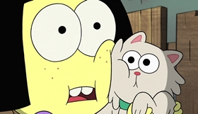 Screenshots from the 2018 Disney Television Animation cartoon Forbidden Feline