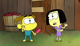 Screenshots from the 2018 Disney Television Animation cartoon Forbidden Feline