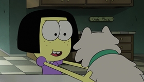 Screenshots from the 2018 Disney Television Animation cartoon Forbidden Feline