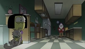 Screenshots from the 2018 Disney Television Animation cartoon Forbidden Feline