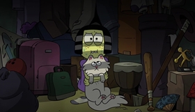 Screenshots from the 2018 Disney Television Animation cartoon Forbidden Feline