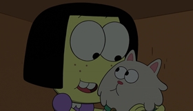 Screenshots from the 2018 Disney Television Animation cartoon Forbidden Feline