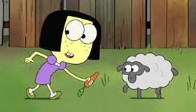 Screenshots from the 2018 Disney Television Animation cartoon Forbidden Feline