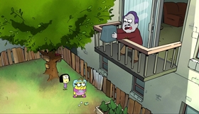 Screenshots from the 2018 Disney Television Animation cartoon Forbidden Feline