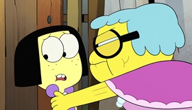 Screenshots from the 2018 Disney Television Animation cartoon Forbidden Feline