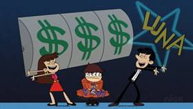 Screenshots from the 2018 Nickelodeon cartoon Really Loud Music