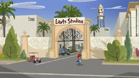 Screenshots from the 2018 Universal 1440 Entertainment cartoon The Pen is Flightier Than the Sword