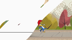 Screenshots from the 2018 Universal 1440 Entertainment cartoon The Pen is Flightier Than the Sword