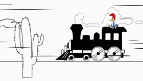 Screenshots from the 2018 Universal 1440 Entertainment cartoon The Pen is Flightier Than the Sword