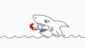 Screenshots from the 2018 Universal 1440 Entertainment cartoon The Pen is Flightier Than the Sword