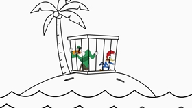 Screenshots from the 2018 Universal 1440 Entertainment cartoon The Pen is Flightier Than the Sword