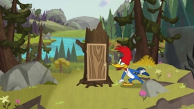 Screenshots from the 2018 Universal 1440 Entertainment cartoon The Pen is Flightier Than the Sword