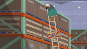 Screenshots from the 2018 Universal 1440 Entertainment cartoon No Time Like A Present