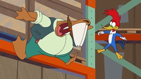 Screenshots from the 2018 Universal 1440 Entertainment cartoon No Time Like A Present