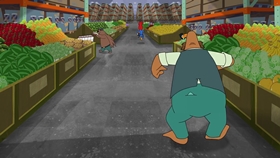 Screenshots from the 2018 Universal 1440 Entertainment cartoon No Time Like A Present