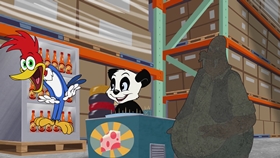 Screenshots from the 2018 Universal 1440 Entertainment cartoon No Time Like A Present