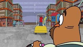 Screenshots from the 2018 Universal 1440 Entertainment cartoon No Time Like A Present