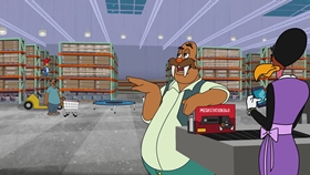 Screenshots from the 2018 Universal 1440 Entertainment cartoon No Time Like A Present