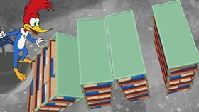 Screenshots from the 2018 Universal 1440 Entertainment cartoon No Time Like A Present