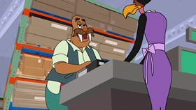 Screenshots from the 2018 Universal 1440 Entertainment cartoon No Time Like A Present