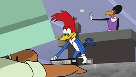 Screenshots from the 2018 Universal 1440 Entertainment cartoon No Time Like A Present