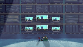 Screenshots from the 2018 Universal 1440 Entertainment cartoon No Time Like A Present