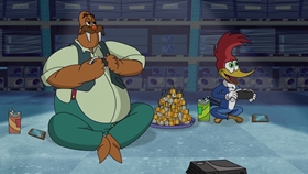 Screenshots from the 2018 Universal 1440 Entertainment cartoon No Time Like A Present