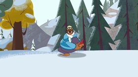 Screenshots from the 2018 Universal 1440 Entertainment cartoon Christmess Eve