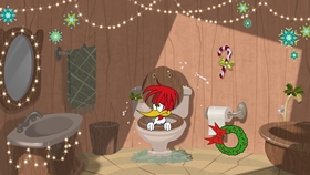 Screenshots from the 2018 Universal 1440 Entertainment cartoon Christmess Eve