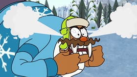 Screenshots from the 2018 Universal 1440 Entertainment cartoon Christmess Eve