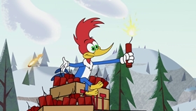 Screenshots from the 2018 Universal 1440 Entertainment cartoon Christmess Eve