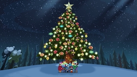 Screenshots from the 2018 Universal 1440 Entertainment cartoon Christmess Eve