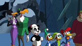 Screenshots from the 2018 Universal 1440 Entertainment cartoon Christmess Eve