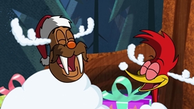 Screenshots from the 2018 Universal 1440 Entertainment cartoon Christmess Eve