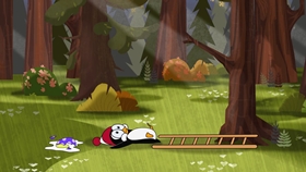 Screenshots from the 2018 Universal 1440 Entertainment cartoon The Yolk