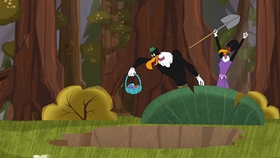 Screenshots from the 2018 Universal 1440 Entertainment cartoon The Yolk