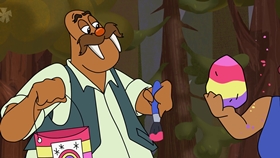 Screenshots from the 2018 Universal 1440 Entertainment cartoon The Yolk