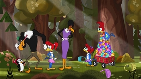 Screenshots from the 2018 Universal 1440 Entertainment cartoon The Yolk