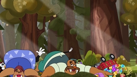 Screenshots from the 2018 Universal 1440 Entertainment cartoon The Yolk